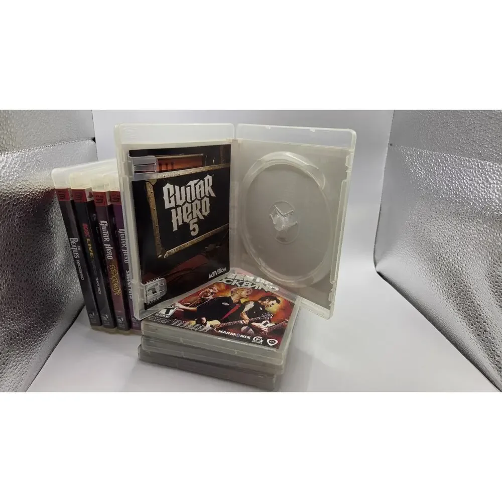Guitar Hero Metallica Smash Hits 5 PS3 Replacement Cases Cover Art Lot 9 Manual